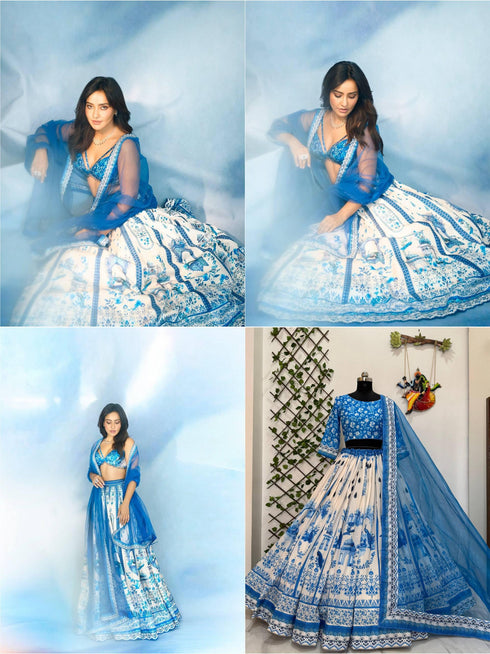 Trending Printed Party Wear Lehengha Choli