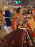 Navratri Special Digital Print Real Mirror Work Ghagra Choli