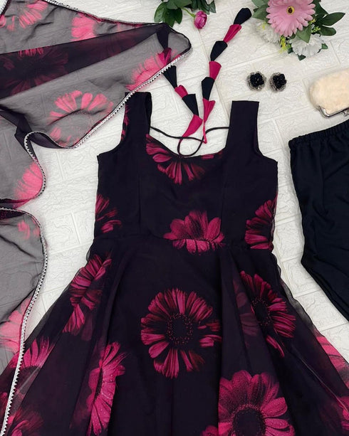 Beautiful BLACK Anarkali🖤