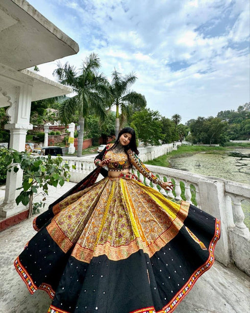 Cotton Digital Printed navratri Wear Lehenga Choli