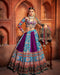 Trending Purple Navratri Chaniya Choli with Mirror Work