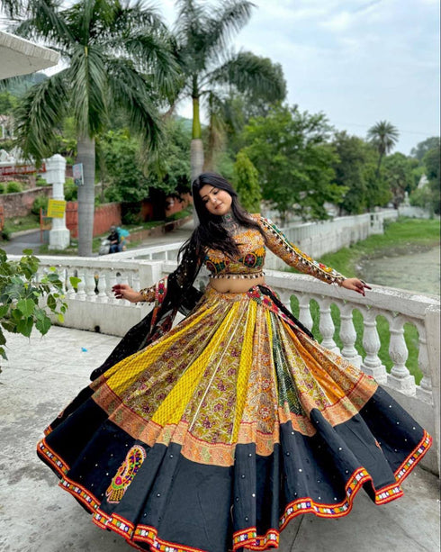 Cotton Digital Printed navratri Wear Lehenga Choli