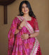 Navratri Special Pink Muslin Cotton Printed Lehenga Choli
