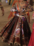 Navratri Special Digital Print Real Mirror Work Ghagra Choli