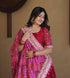 Navratri Special Pink Muslin Cotton Printed Lehenga Choli