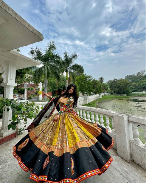 Cotton Digital Printed navratri Wear Lehenga Choli