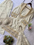 Matching soft organza dupatta for embroidered ethnic set