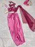Royal look ready to wear drape saree