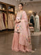 Sequence embroidered organza sarara set with matching dupatta