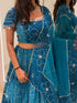 Navratri Georgette Full Stitched Lehenga Choli with Mirror Work