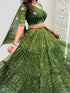 Navratri Georgette Full Stitched Lehenga Choli with Mirror Work