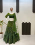 Navratri Georgette Full Stitched Lehenga Choli with Mirror Work