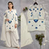 Women's Mustard Floral Printed Cambric Cotton Kurta