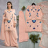 Women's Mustard Floral Printed Cambric Cotton Kurta