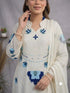 Women's Mustard Floral Printed Cambric Cotton Kurta