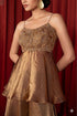 Antique gold zimmy choo sequin embroidered top