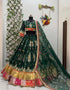 Navratri green chaniya choli full set