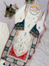Rangoli dupatta with sequin embroidery lace