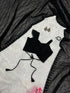 Black Sequins work Saree